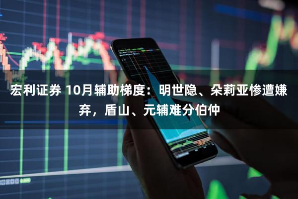 宏利证券 10月辅助梯度：明世隐、朵莉亚惨遭嫌弃，盾山、元辅难分伯仲