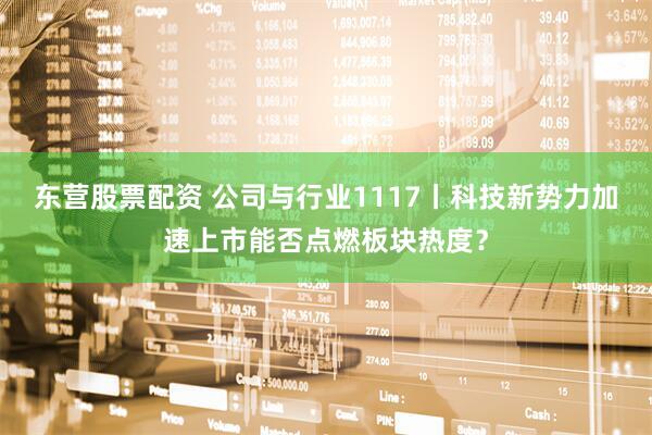 东营股票配资 公司与行业1117丨科技新势力加速上市能否点燃板块热度？